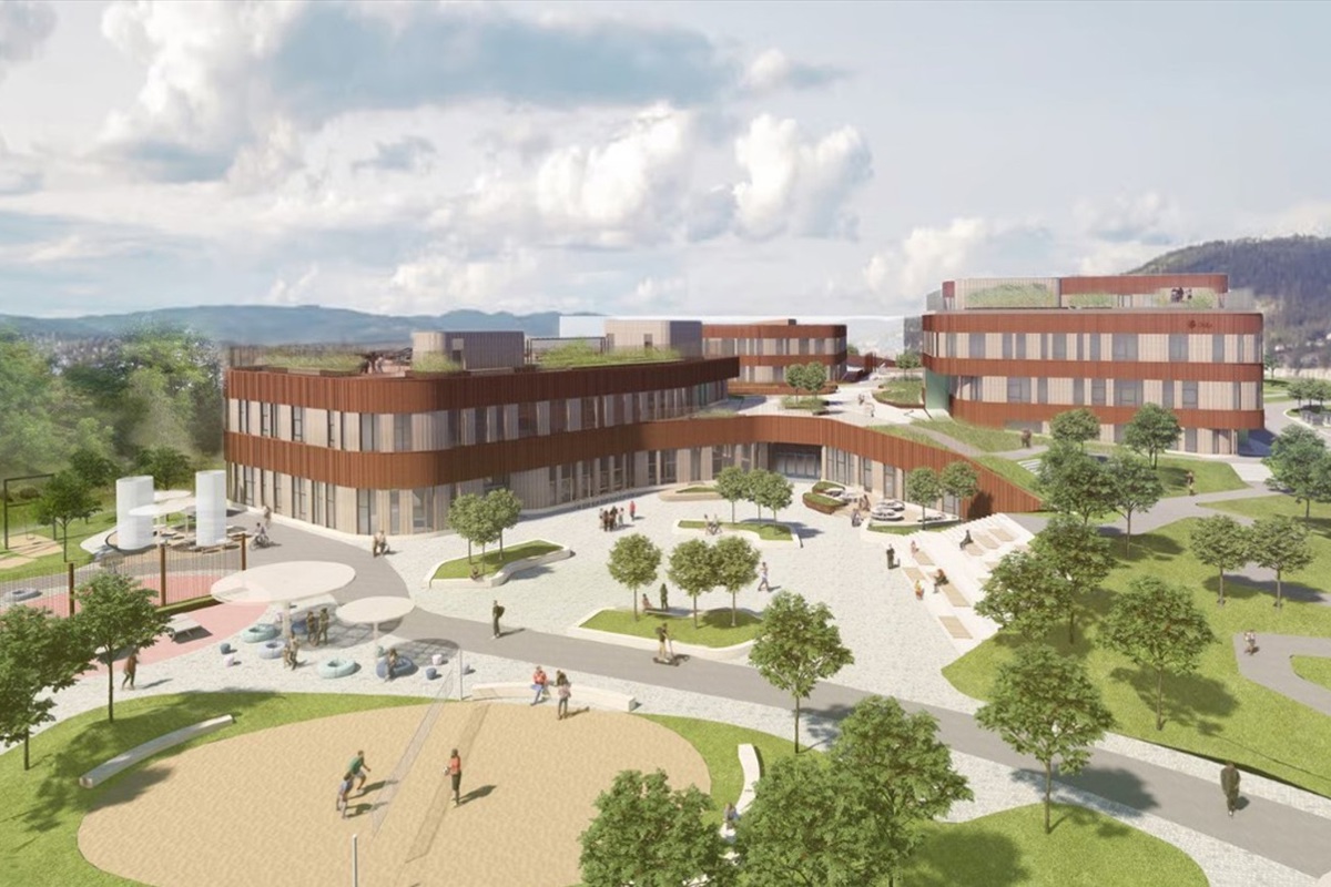 Instalco Installerar I Okern Skole Illustration Veidekke