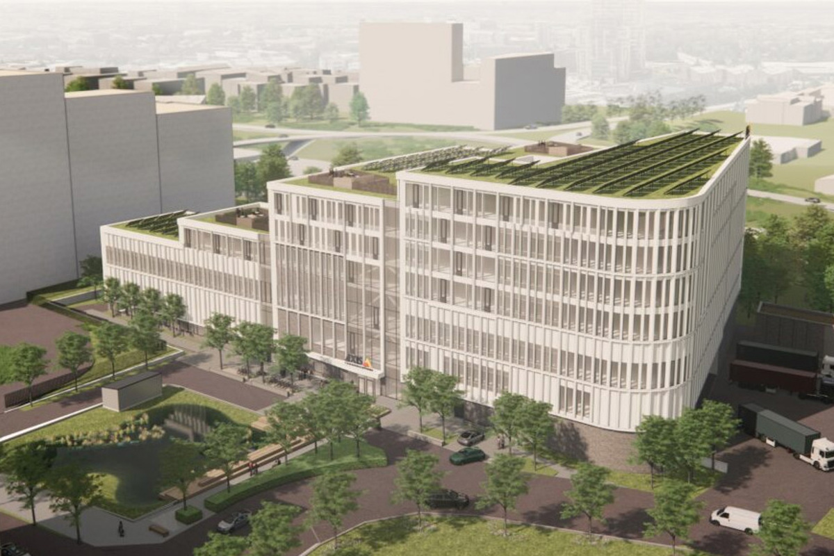 Instalco Far Nytt Uppdrag Vid Kontor Och Logistikcenter Illustration Axis